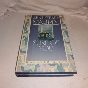 Sure of You by Armistead Maupin (1989, Hardcover) First Edition VG